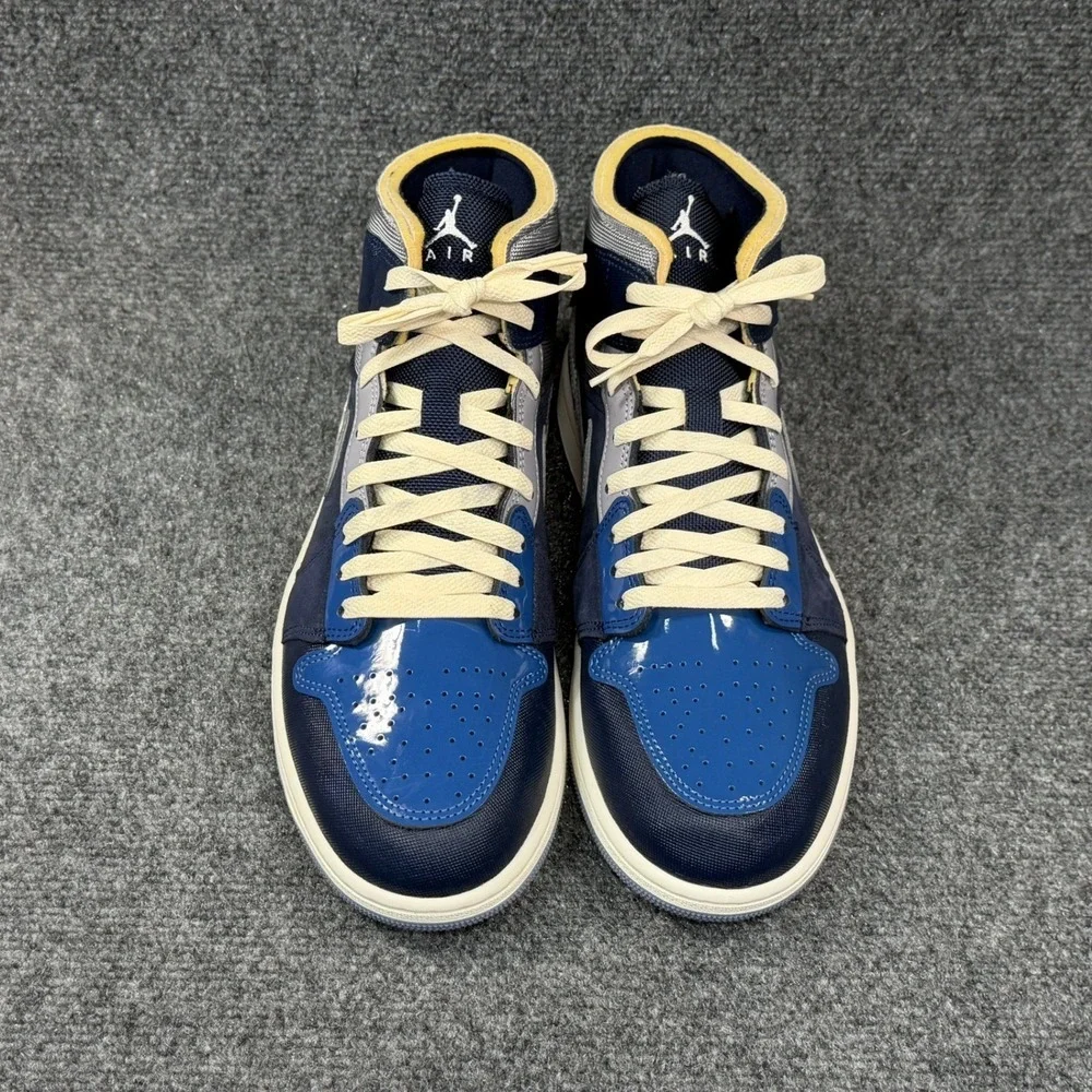 Jordan 1 Mid SE Craft Shoes Men's 11.5 Obsidian French Blue Ashen Slate White